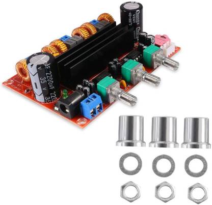 DHRUV-PRO TPA3116D2 50Wx2+100W 2.1 Channel Class D Digital Subwoofer Amplifier Board DC 12V-24V Power TPA3116 Xh-M139 Digital Amplifier Board Electronic Components Electronic Hobby Kit