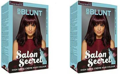 BBlunt Hair Color , Burgundy