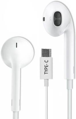 DELMOHUT Compatible for USB-C Type-C Earphone In-Ear with Mic Headset Wired