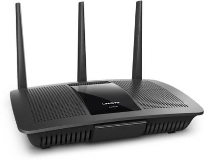 LINKSYS EA7500 Dual-Band Wifi Router for Home (Max-Stream AC1900 MU-Mimo Fast Wireless Router) Router 2.4 GHz 100 Mbps Wifi Speed Single Band Internal Antenna Ethernet (Cable Broadband)