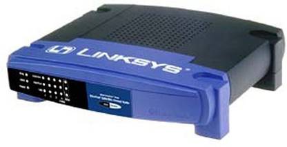 LINKSYS - BEFSX41 EtherFast Cable/DSL Firewall Router (4-Port 10/100 Switch / VPN Endpoint) Router 2.4 GHz 100 Mbps Wifi Speed Single Band Internal Antenna Ethernet (Cable Broadband)