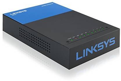 LINKSYS LRT214 Gigabit VPN Router Router 2.4 GHz 100 Mbps Wifi Speed Single Band Internal Antenna Ethernet (Cable Broadband)