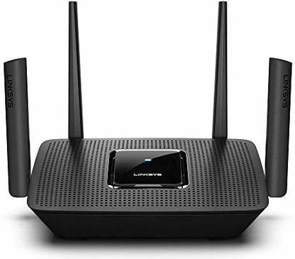 LINKSYS MR9000 Mesh Wifi Router (Tri-Band Router, Wireless Mesh Router for Home AC3000), Future-Proof MU-Mimo Fast Wireless Router Router 2.4 GHz 100 Mbps Wifi Speed Single Band Internal Antenna Ethernet (Cable Broadband)