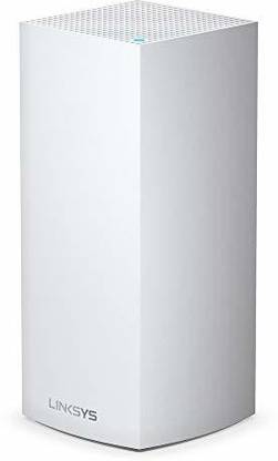 LINKSYS Velop Wifi 6 Mesh Router (Wifi 6 Mesh WIFI System for Whole-Home Wifi Mesh Network) MX5 Velop Ax (1-Pack, White) Router 2.4 GHz 100 Mbps Wifi Speed Single Band Internal Antenna Ethernet (Cable Broadband)