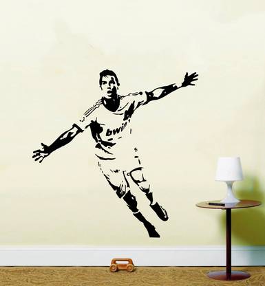 indra graphics 86 cm Cristiano Ronaldo CR7 Self Adhesive Sticker