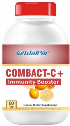 WALPAR COMBACT C+ Immunity Booster Vitamin C D B9 B12 B6 B7 Zinc Selenium