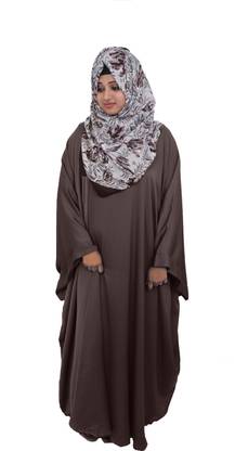 barakath Polyester Solid Abaya