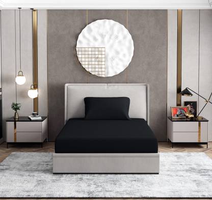 Zito Polycotton Single Flat 260 TC Solid Bedsheet