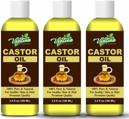 Ventina Organics Oil (Cold Pressed) For Hair and Skin -300 ml (100% Pure and natural) Hair Oil