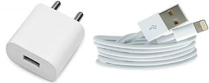 Shop New Wall Charger Accessory Combo for Apple iPhone 5, Apple iPhone 11 Pro, Apple iPhone 11 Pro Max, Apple iPhone 11, Apple iPhone SE (2nd-Generation), Apple iPhone XS, Apple iPhone XS Max, Apple iPhone XR, Apple iPhone X, Apple iPhone 8, Apple iPhone 8 Plus, Apple iPhone 7, Apple iPhone 7 Plus, Apple iPhone 6s, Apple iPhone 6s Plus, Apple iPhone 6, Apple iPhone 6 Plus, Apple iPhone SE (1st-Generation), Apple iPhone 5s, Apple iPhone 5c Charger with Cable (5W Power Adapter with Lightning to USB Cable)