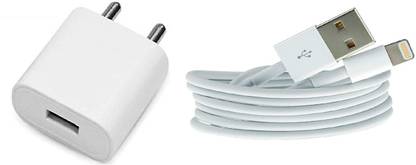 Shop New Wall Charger Accessory Combo for Apple iPhone SE (2nd-Generation), iPhone 11, iPhone 11 Pro Max, iPhone 11 Pro, iPhone 5, iPhone 5c, iPhone 5s, iPhone SE (1st-Generation), iPhone 6 Plus, iPhone 6, iPhone 6s Plus, iPhone 6s, iPhone 7 Plus, iPhone 7, iPhone 8 Plus, iPhone 8, iPhone X, iPhone XR, iPhone XS Max, iPhone XS Charger with Cable (5W Power Adapter with Lightning to USB Cable)