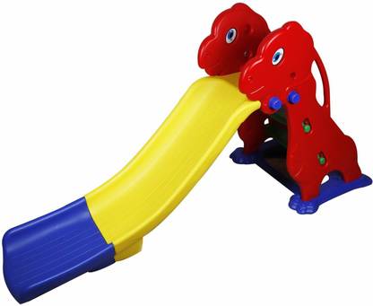 PLAYTOOL satyawali Dinosaur Foldable Slider with Extended Slide - for Boys and Girls - Perfect Slides Toys for Indoor or Outdoor - Age - 1 to 5 Years -