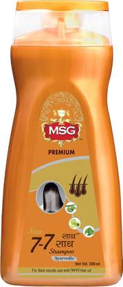 MSG 7-7 सात साथ, 100% हर्बल, आयुर्वेदिक शैम्पू