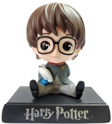 Blue Aura Harry Potter Bobble head with Stand & Mobile Holder (Height - 12 cm) Car Dashboard Office Desk Table Top