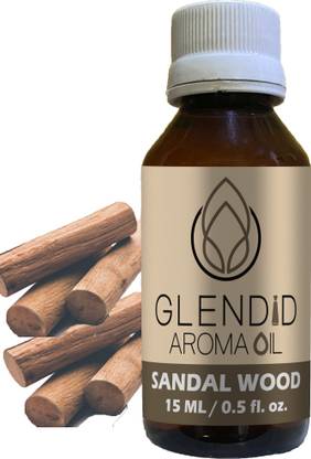 GLENDID Sandal Wood Car Freshener Aroma Oil Sandal Wood Diffuser Scented Fragrance Aroma oil (15 ML)