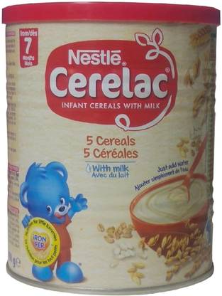 NESTLE 5 Cereals With Milk - 400g (Imported) (Pack of 2) Cereal