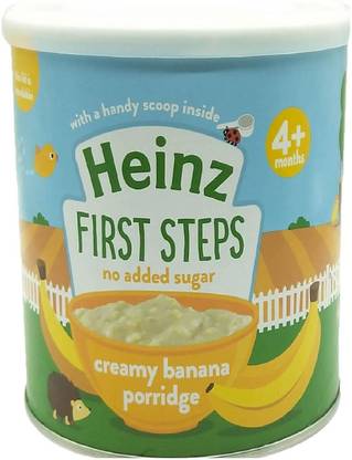 HEINZ First Steps Creamy Banana Porridge - 240g (Pack of 2) Cereal