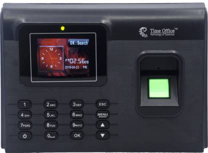 e-Time Office Technology of Tomorrow Z200B Fingerprint, Card Based Cloud Attendance device With Wi-Fi(Free : 10 RFID Cards) Time & Attendance, Access Control, Door Locks