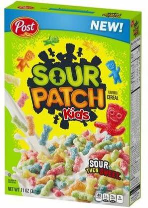 post Sour Patch Kids Cereal Box