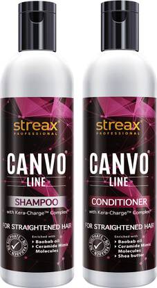Streax Professional Canvoline Shampoo + Conditioner