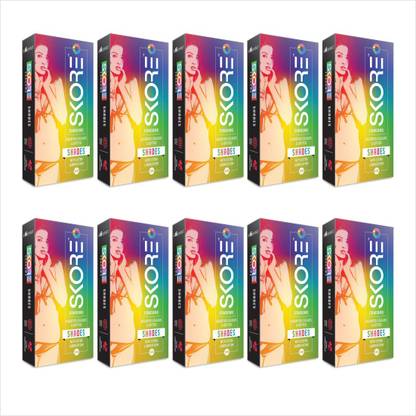 SKORE Shades Romantic color full Condom