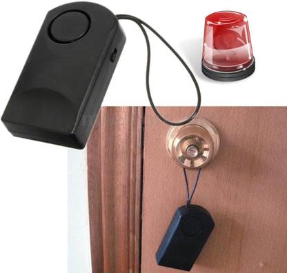 HARI ENTERPRISE Wireless Touch Sensor Home Security Alarm Door Knob Entry Alert Safe Anti Theft (Standard Size, Black) Door Door Window Alarm