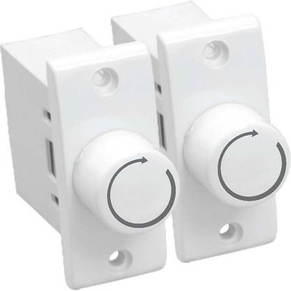 assaka SWITCH TYPE N MODULAR DIMMER FAN REGULATOR PACK OF 2 Conventional Box Regulator