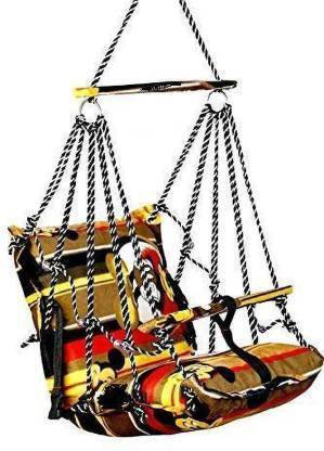 curve creation Cotton Home Swing for Kids Baby's Cotton Small Swing