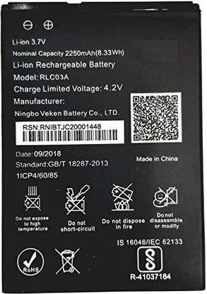 A To Z Traders Mobile Battery For  LYF Wind 6