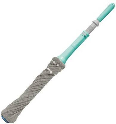 Spotzero by Milton Twist and Squeeze Microfiber Mop (Aqua Green) Wet & Dry Mop