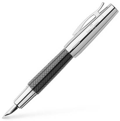 FABER-CASTELL E-MOTION PRECIOUS RESIN PARQUET BLACK Fountain Pen