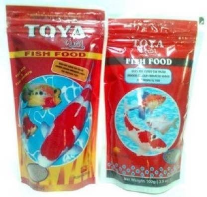 Toya Fish Food Growth And Color 0.1 kg (2x0.05 kg) Dry Young, New Born, Adult Fish Food