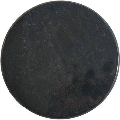 एक्सोलोटल Black Marble Mirror Finish Chakla/Rolling Board with anti-skid base for your Modern Kitchen (11" Inch Diameter) बोर्ड