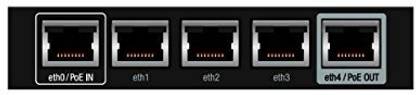 Ubiquiti Networks EdgeRouter X Advanced Gigabit Ethernet Routers ER-X 256MB Storage 5 Gigabit RJ45 ports Router 2.4 GHz 100 Mbps Wifi Speed Single Band Internal Antenna Ethernet (Cable Broadband)