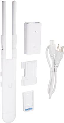 Ubiquiti Networks UAP-AC-M-US Unifi Mesh Access Point, White Mesh Router 2.4 GHz 100 Mbps Wifi Speed Single Band Internal Antenna Ethernet (Cable Broadband)