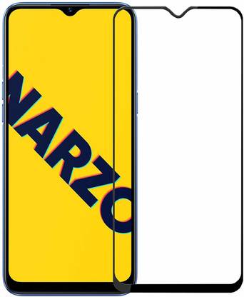 NKCASE Edge To Edge Tempered Glass for Realme narazo 10 A