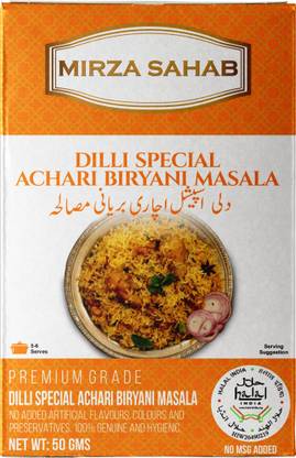 Mirza Sahab Dilli Special Achari Biryani Masala (Pack of 10)