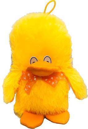 SHIFTER Indian Bucket Cute Soft Tweety Bird / baby duck with Ribbon  - 12 cm