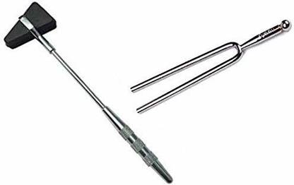 ARI Triangular Reflex Hammer Taylor Pattern With Tuning Fork 256HZ (Set of 2) Orthopedic Surgical Hammer