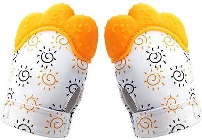 CHILD CHIC MITTEN TEETHER ORANGE SET OF 2 Teether