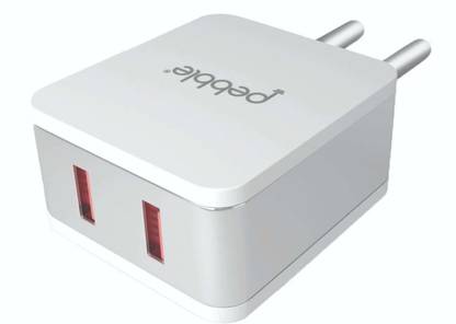 Pebble 20 W Qualcomm 3.0 2.4 A Wall Charger for Mobile with Detachable Cable
