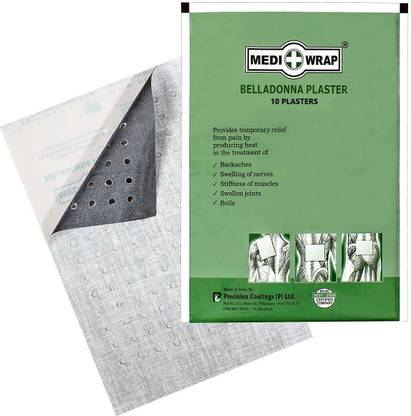 Mediwrap Belladonna Pain Relief Plaster (Pack of 10) Plaster & Patch