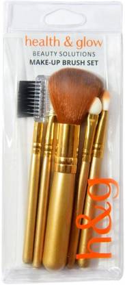 HEALTH AND GLOW Make-up Brush Set Pack Of 5