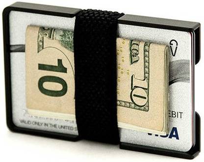 KEY SMART Bogui Premium Wallet slip Black 6 Card Holder