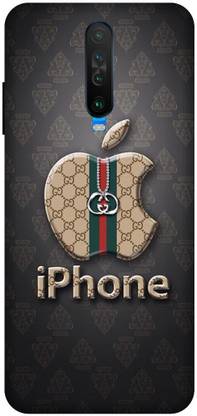 PRINTVEESTA Back Cover for Poco X2 apple, apple logo, I phone, famous compuny Printed Back Cover