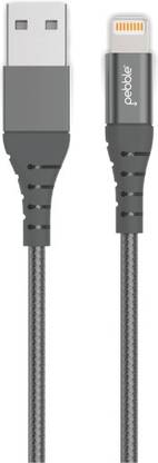 Pebble Lightning Cable 2 A 1 m PNML10 Grey