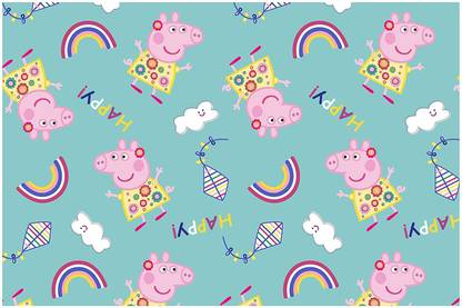 AccuPrints Gift Wrapping Paper Sheets Set of 10 Sheets(Size-18 x 25) peppa pig Paper Gift Wrapper