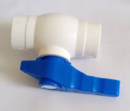 Hardware PVC Ball Valve Pasting 1 inch (2 Pcs) Ball Valves