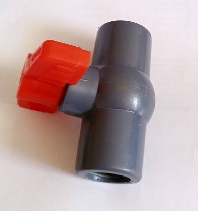 Hardware PVC Ball Valve Pasting 1/2 inch (2 Pcs) Ball Valves