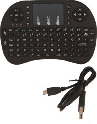 A CONNECT Z Magic-Mini Keyboard-Black Wired USB Handheld Tablet Keyboard Compatible with Desktop, Laptop, Mac Easy to Use,Plug and Play,Quick, Comfy Durable body
